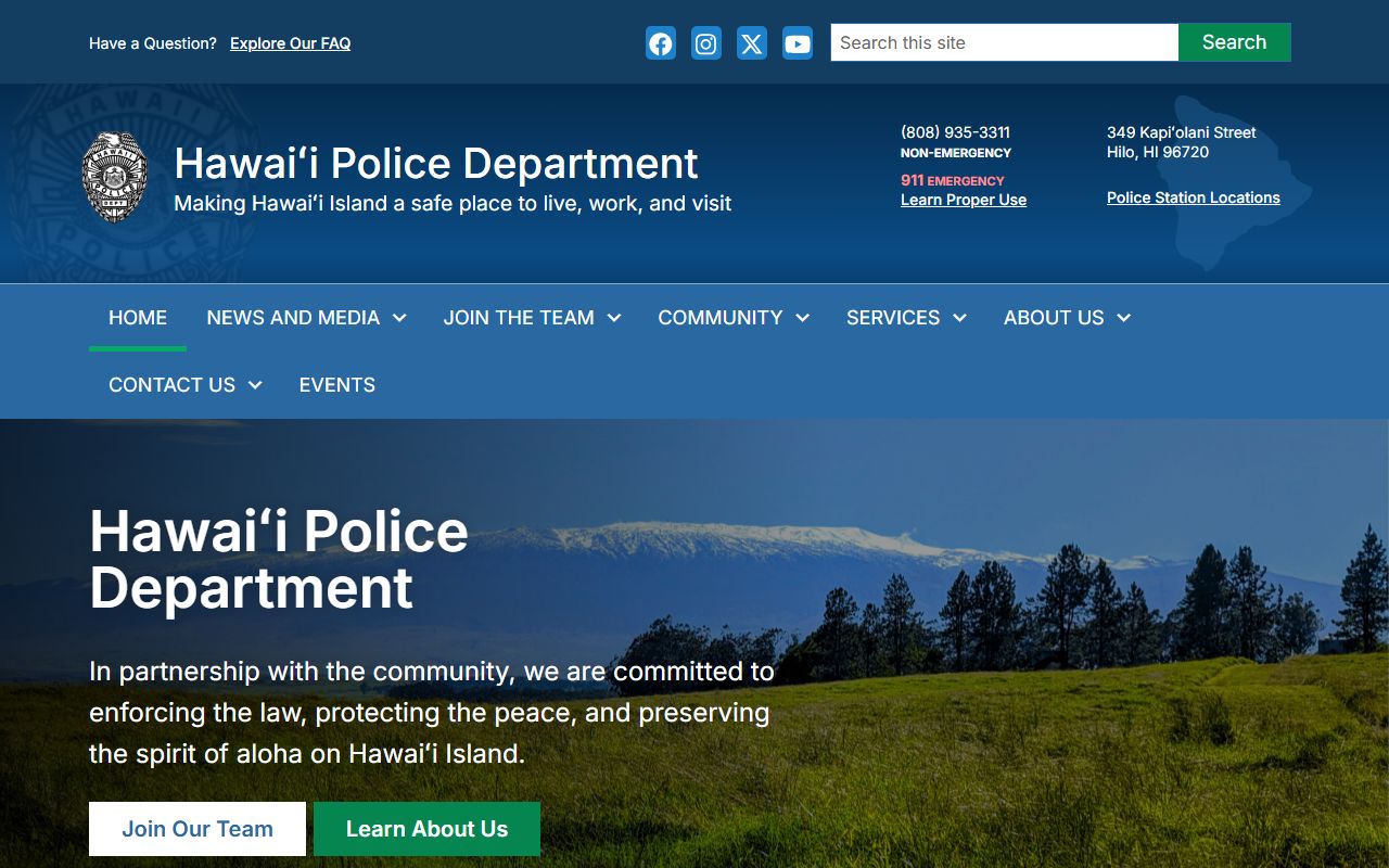 Hawaii Police Department Hilo felony records